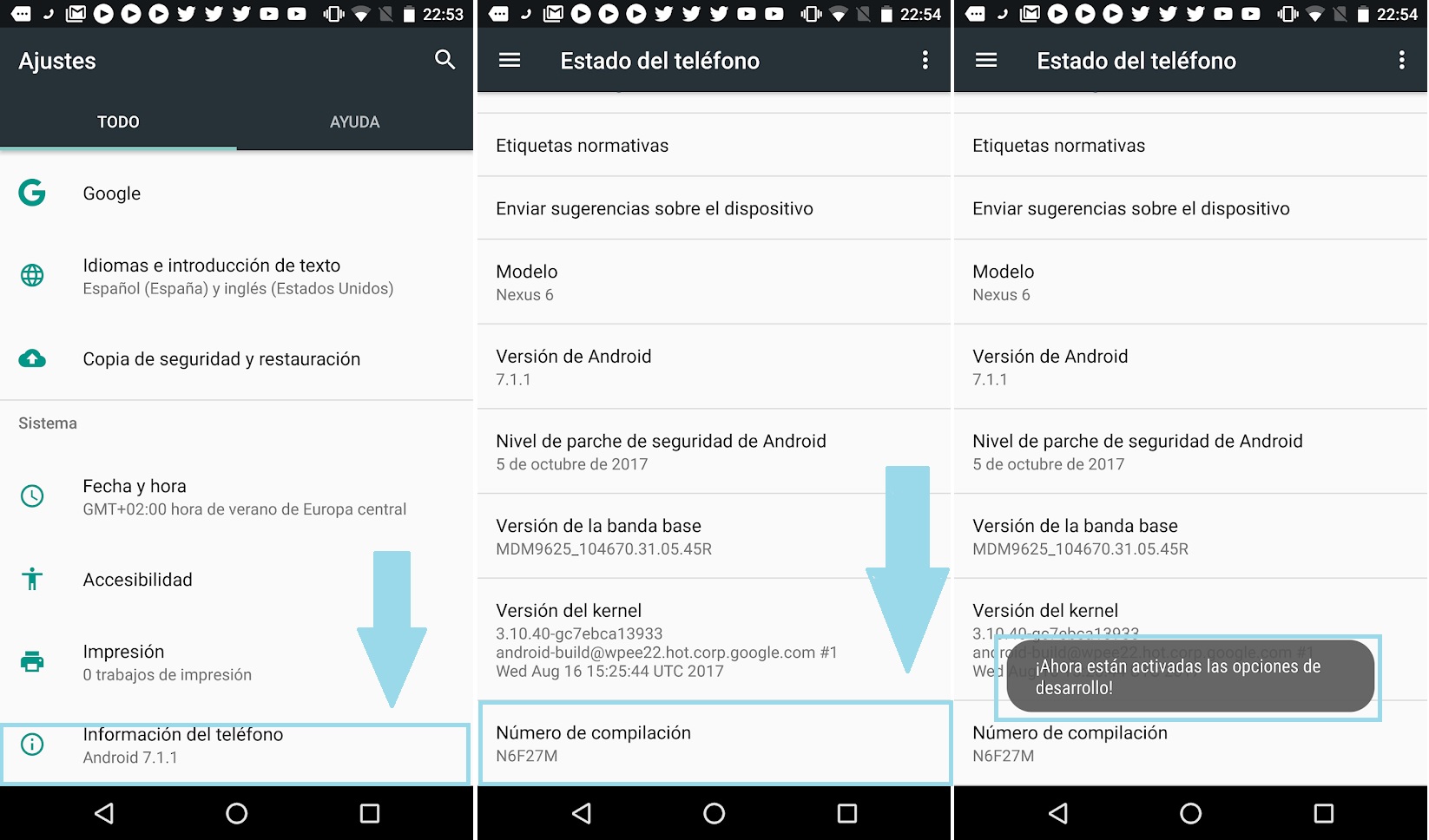 Android: cómo activar el modo para zurdos