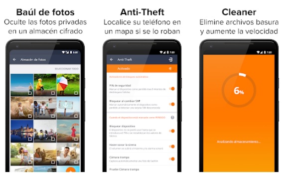Interfaz de Avast Antivirus Gratis