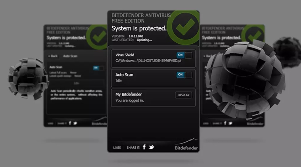 Interfaz de Bitdefender