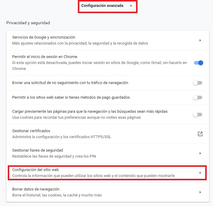 Cómo bloquear una página en Google Chrome