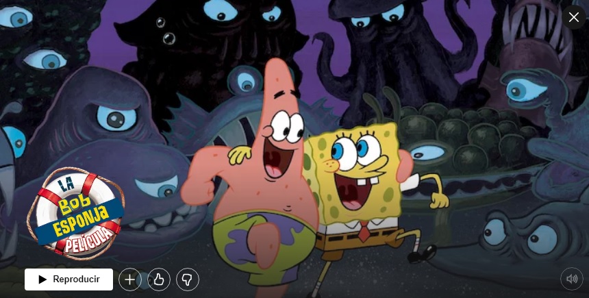 Bob Esponja: La Película en Netflix
