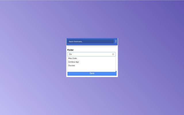 Bookmark manager para Chrome