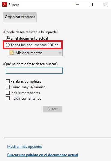 Cómo buscar una palabra en un PDF