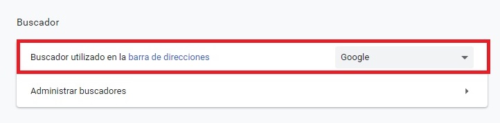 Cómo cambiar el buscador por defecto de Chrome