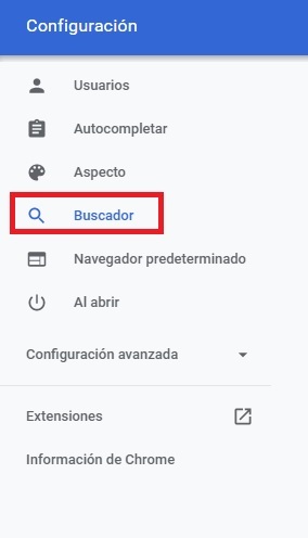 Cómo cambiar el buscador por defecto de Chrome