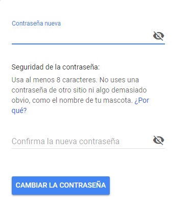 Cómo cambiar la contraseña de Gmail
