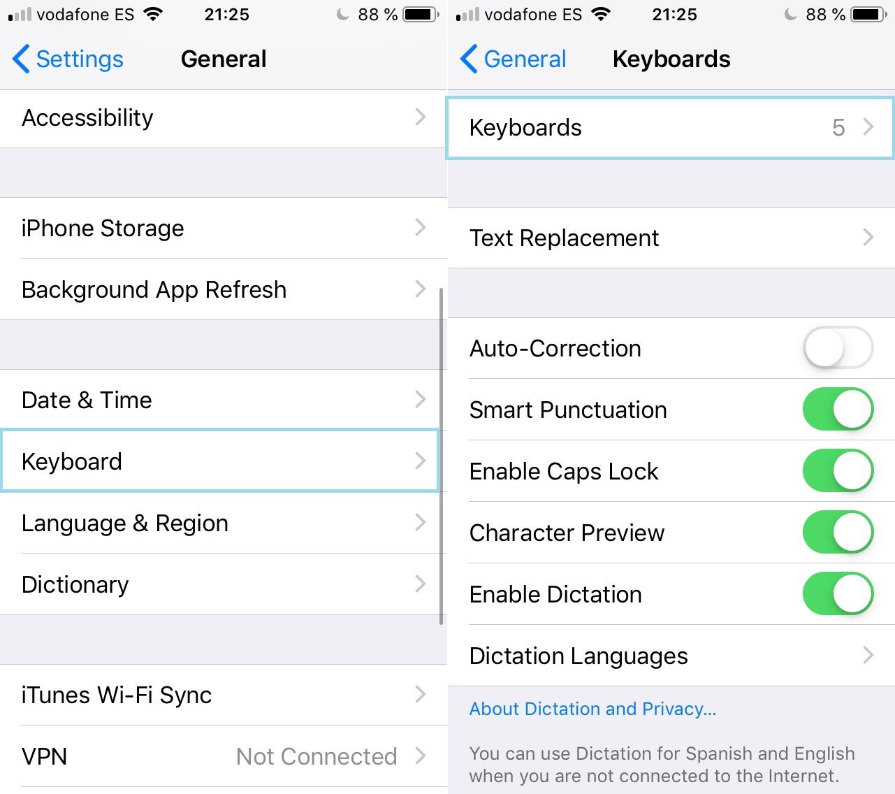 Cómo poner otro idioma en el teclado de iOS y Android