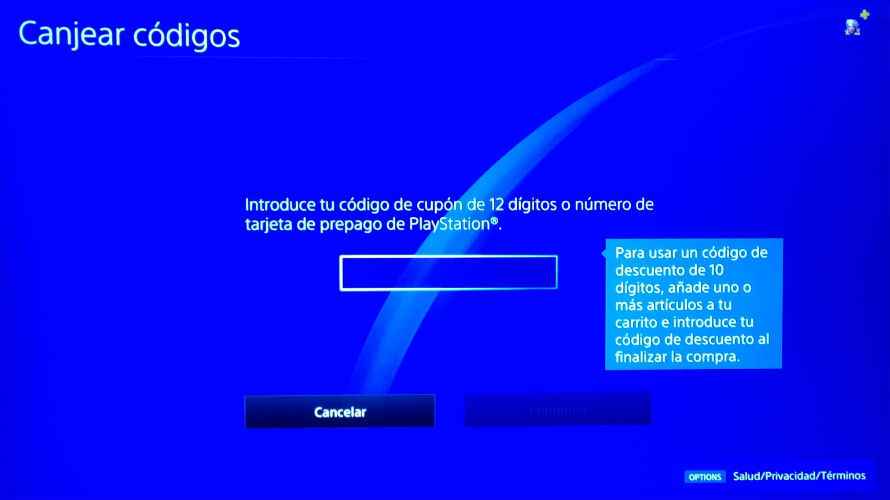 Cómo canjear un código de PS4