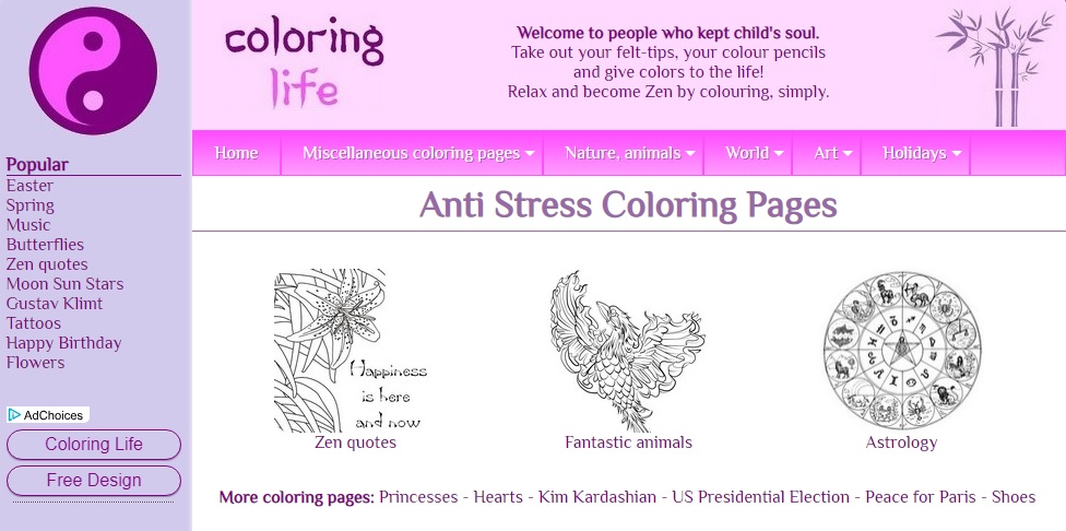 Las mejores páginas para colorear online