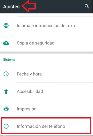 Cómo actualizar un móvil o tableta Android