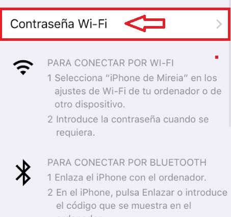 Cómo compartir datos desde un iPhone