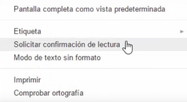 Gmail: Cómo activar la confirmación de lectura