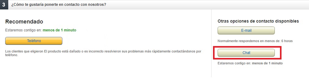 Cómo contactar con Amazon fácilmente