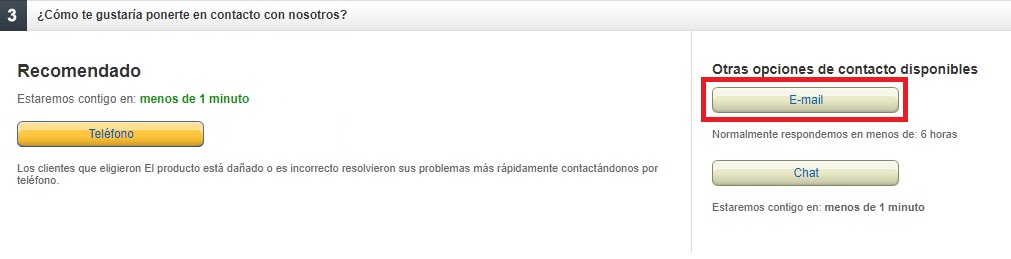 Cómo contactar con Amazon fácilmente