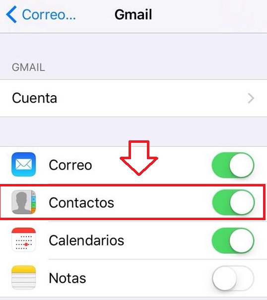 Cómo pasar tus contactos de Android a iPhone