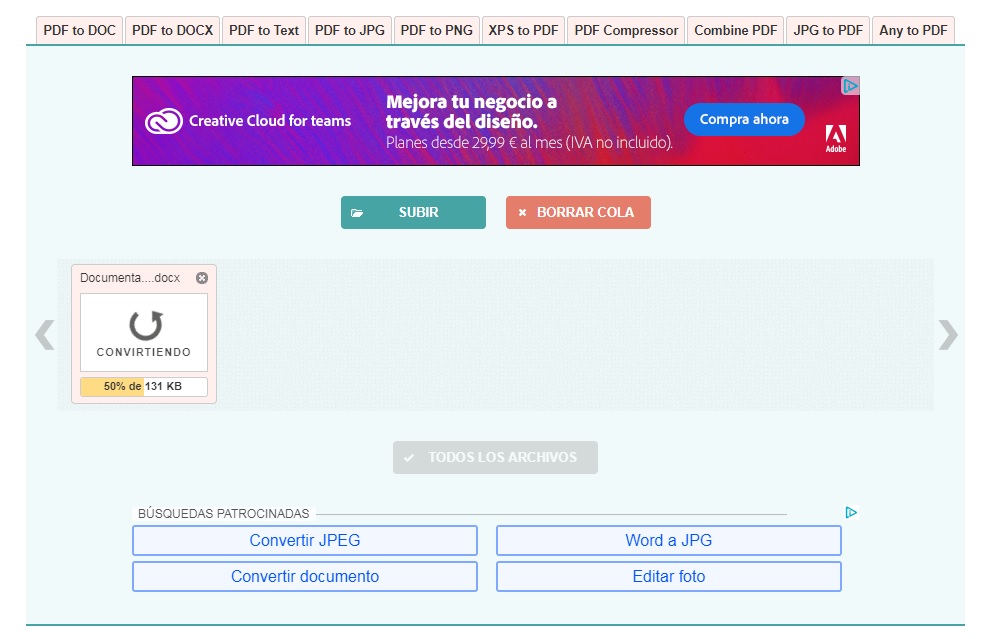 Cómo convertir un archivo Word a JPG en dos pasos