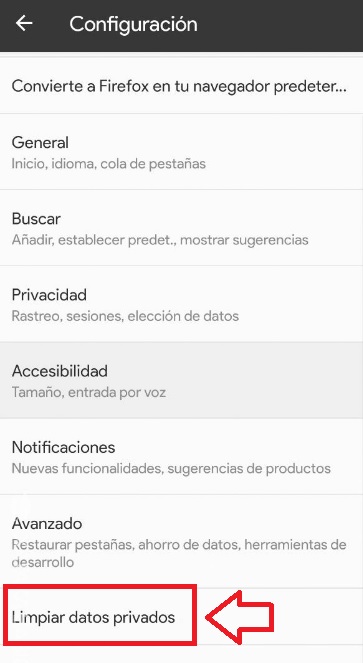 Cómo borrar las cookies en un móvil Android (Chrome, FF, Edge, Opera)