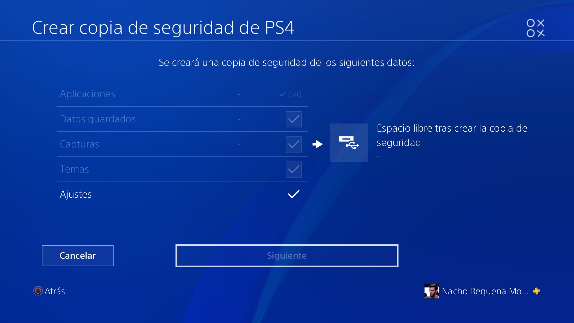 Cómo crear una copia de seguridad de tu PS4