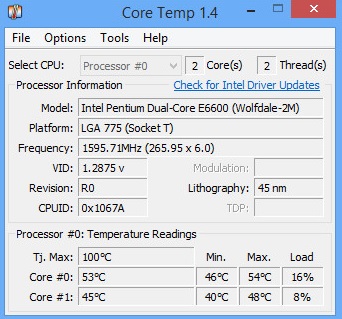 Cómo saber la temperatura de la CPU de tu equipo