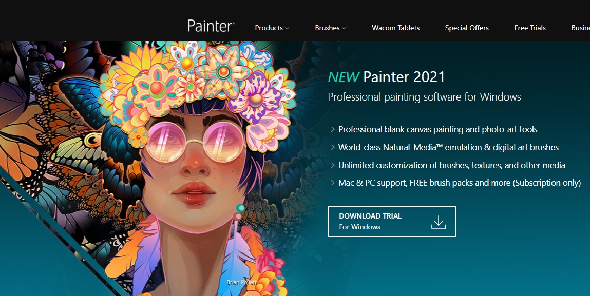 Página de Corel Painter