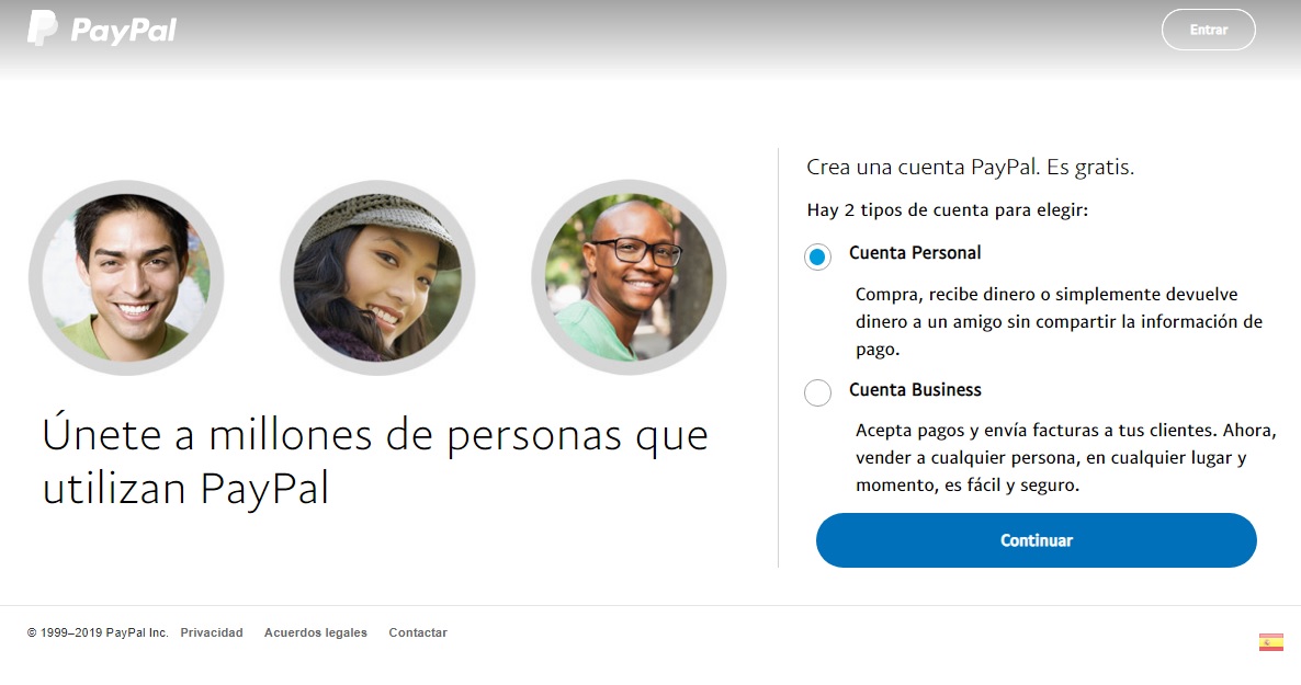 PayPal: Cómo crear una cuenta paso a paso