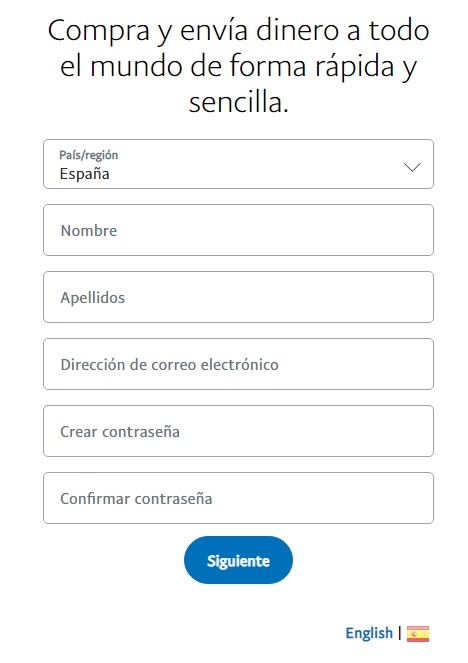 PayPal: Cómo crear una cuenta paso a paso