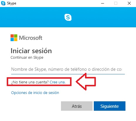Cómo crear una cuenta de Skype