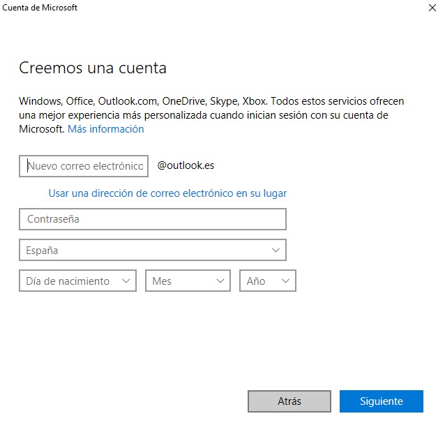 Cómo crear una cuenta de usuario: Windows 10