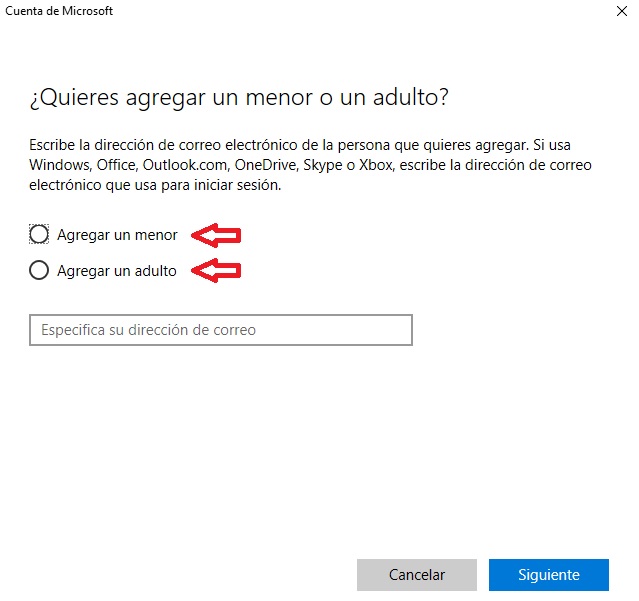 Cómo crear una cuenta de usuario: Windows 10
