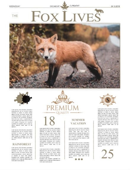 Plantilla Creative Magazine