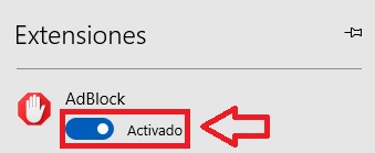 Cómo desactivar AdBlock en Chrome, Firefox y Edge