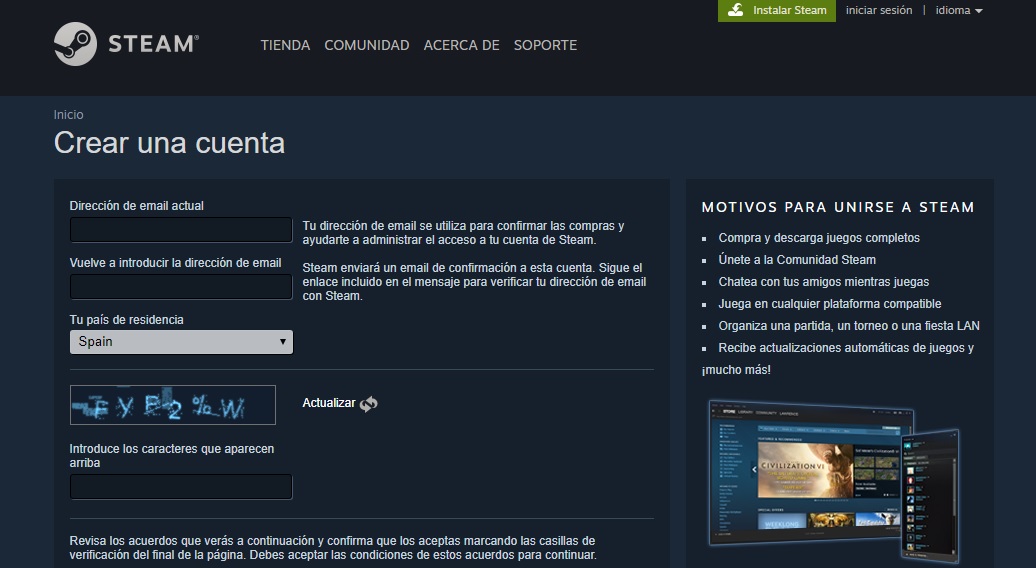 Cómo descargar un videojuego en Steam