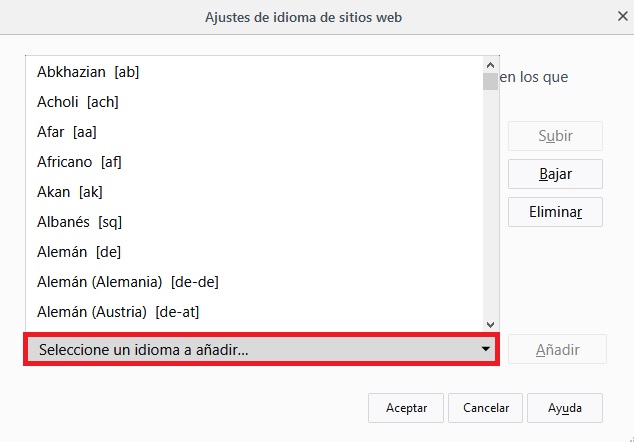 Cómo cambiar el idioma de Firefox