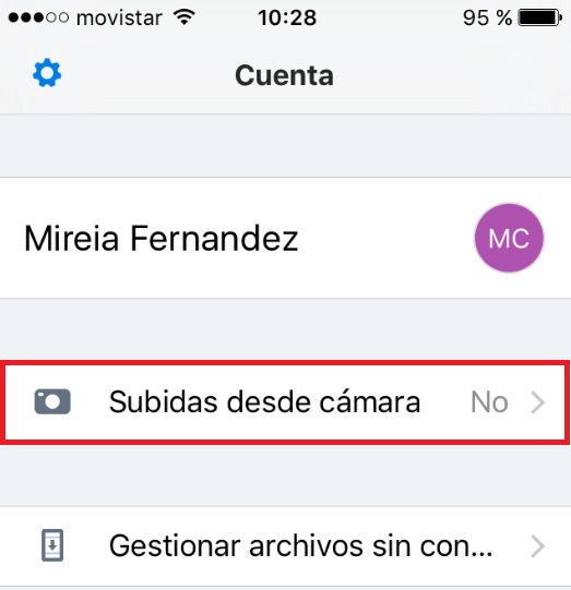 Dropbox: Cómo sincronizar automáticamente las fotos de tu móvil