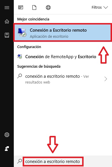 Cómo utilizar la función Escritorio Remoto: Windows 10