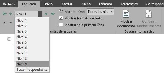Cómo hacer esquemas en Word