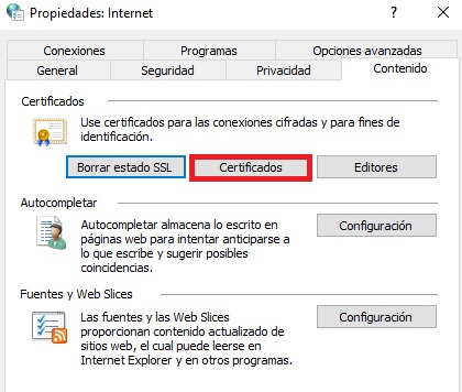 Cómo importar el Certificado Digital en Internet Explorer, Edge y Firefox