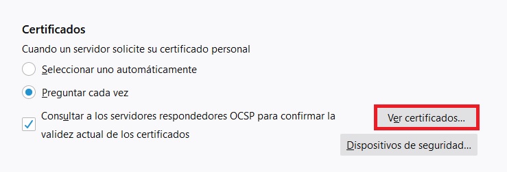 Cómo importar el Certificado Digital en Internet Explorer, Edge y Firefox