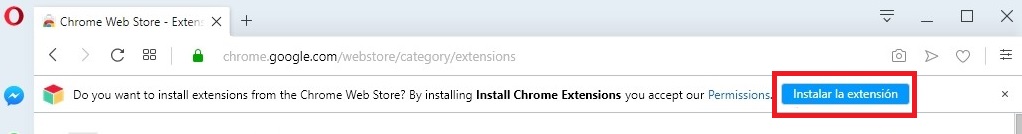 Opera: Cómo añadir extensiones de Chrome