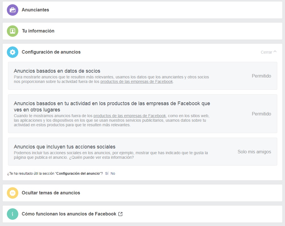 Cómo cambiar los anuncios que ves en Facebook