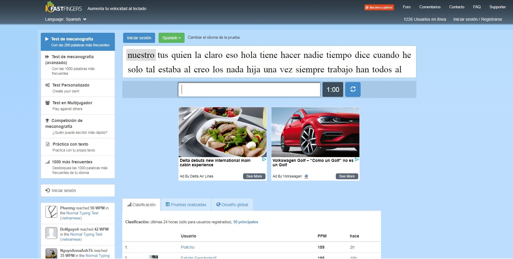 3 webs para practicar tu velocidad de escritura y aprender a escribir más rápido