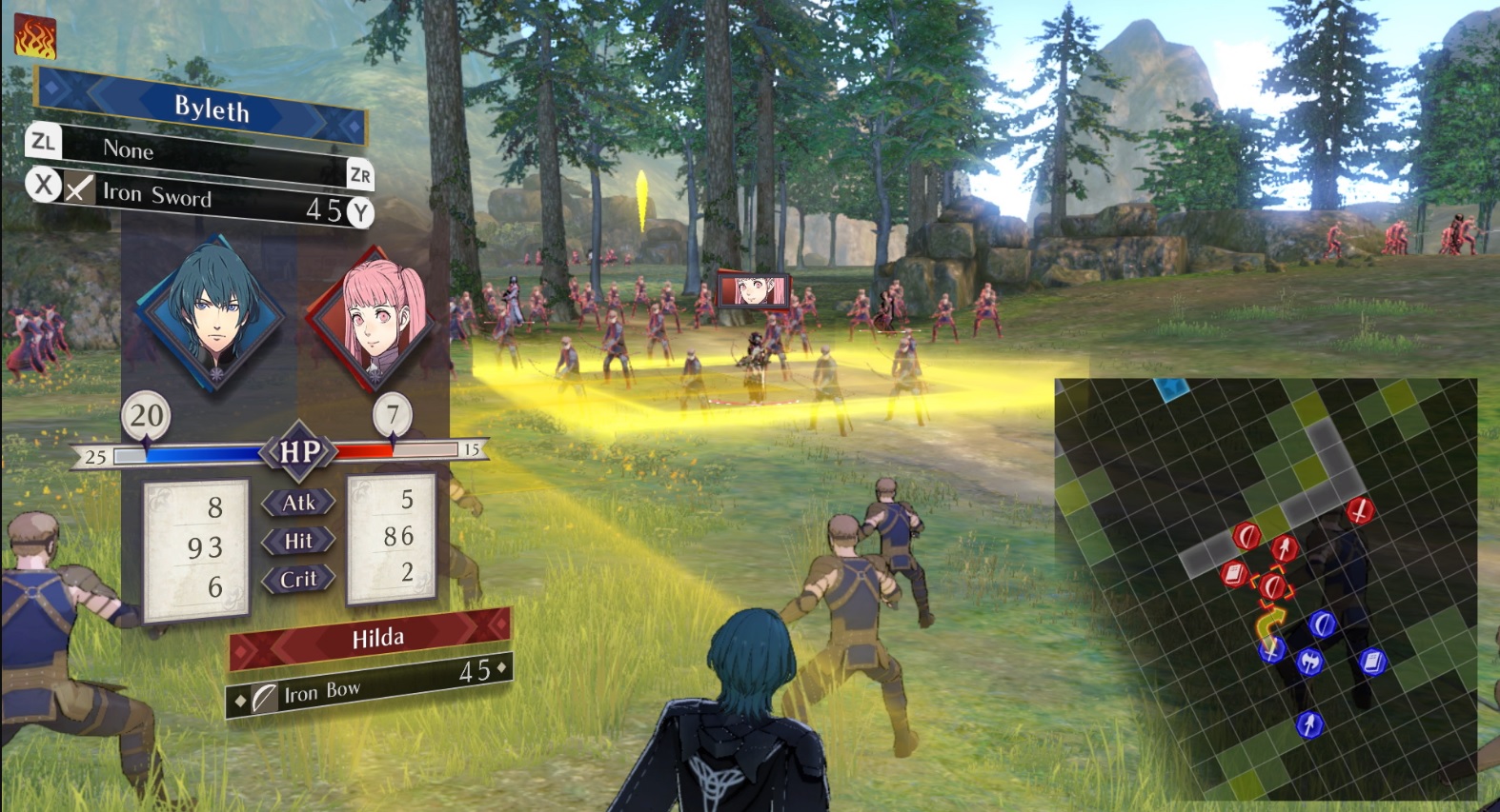 Combates en Fire Emblem: Three Houses