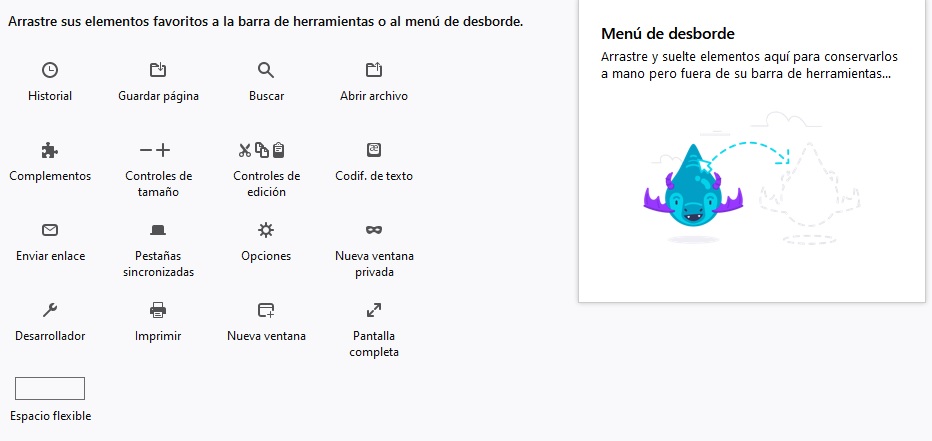 Funciones de Firefox