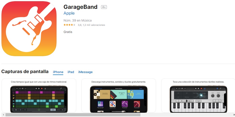 Garageband en iTunes