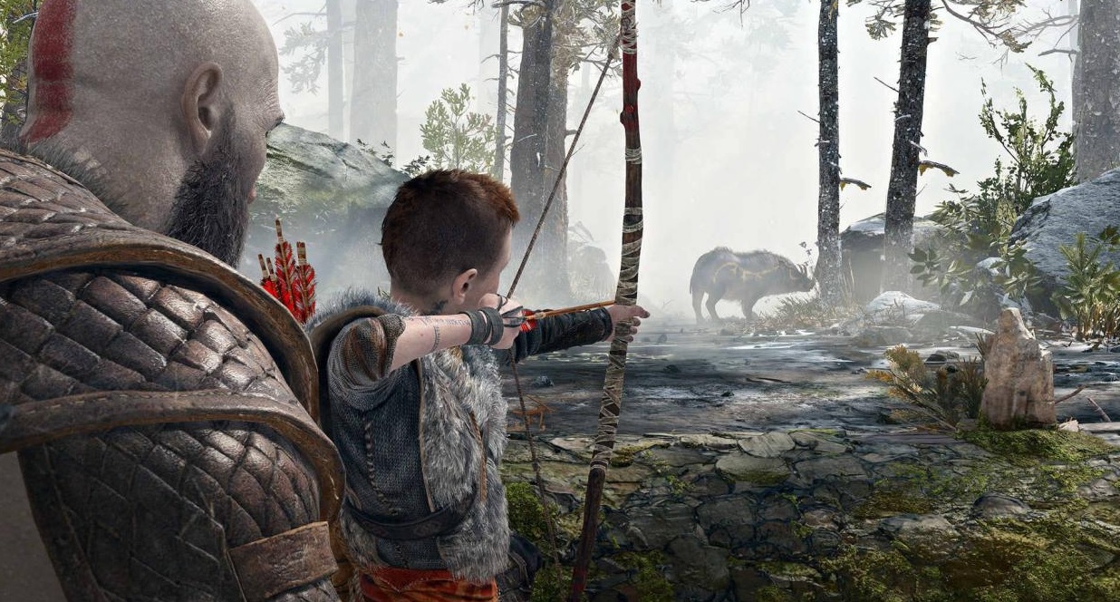 Kratos y Atreus en God of War