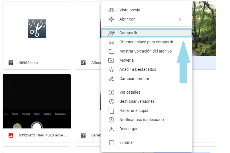 Google Drive: todas las opciones para compartir documentos