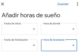 Google Fit: Cómo registrar tus horas de sueño
