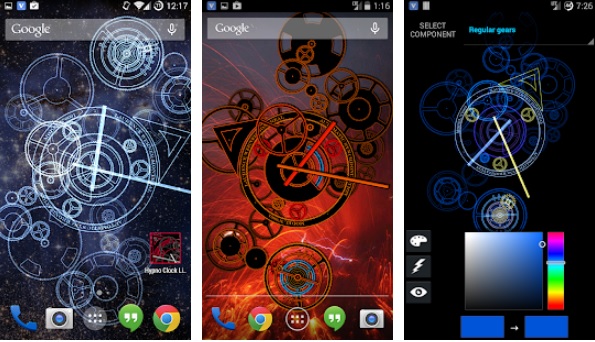 Hypno Clock Live Wallpaper app
