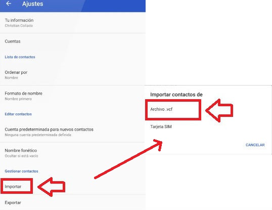 Cómo pasar tus contactos de iPhone a Android