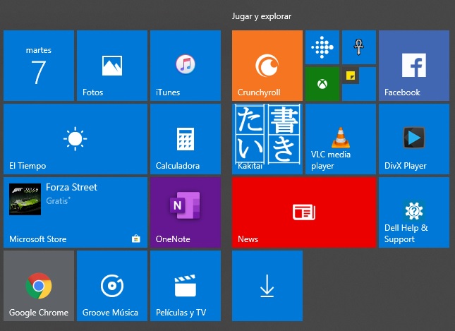 Aprende a personalizar el menú de Inicio de Windows 10